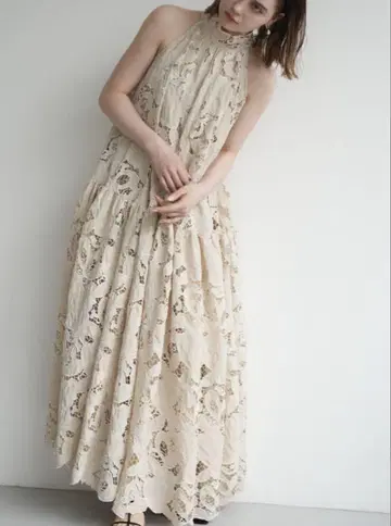 Acka flower lace dress