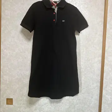 블랙 폴로 셔츠 원피스 23e