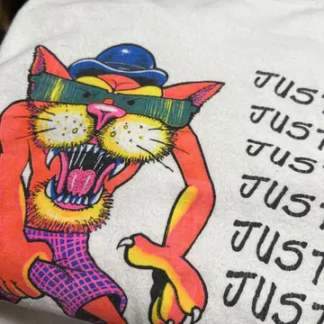 [ 90's ] Crazy Cat Tee 디자인 티셔츠