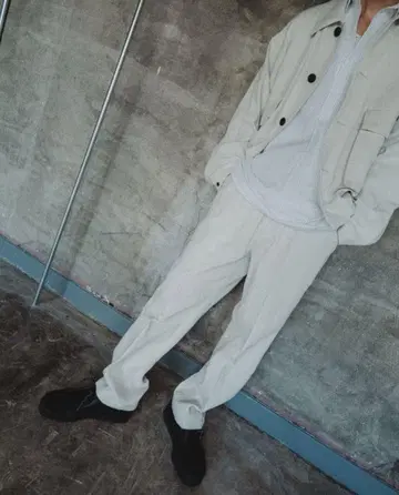 maison mill 24SS 파치먼트 이지 팬츠 샘플품