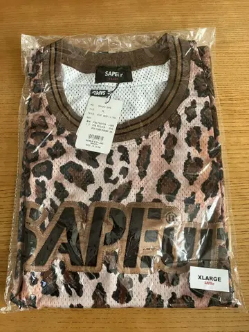 사풀 sapeur 레오파드 무늬 메쉬 탱크탑 XL