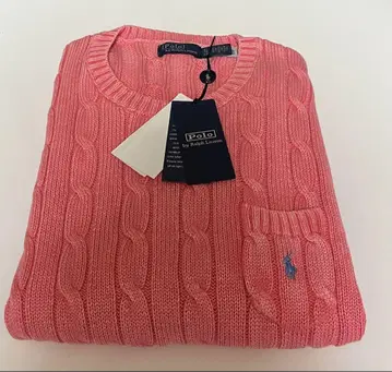 POLO RALPH LAUREN 폴로 랄프 로렌 케이블 니트 반팔