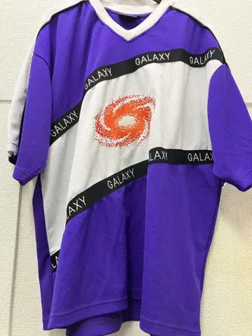 GALAXY 메쉬 티셔츠 보라색