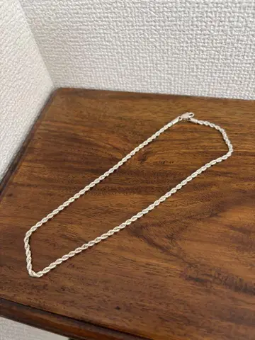 실버 925 3mm 로프 체인 목걸이 40cm