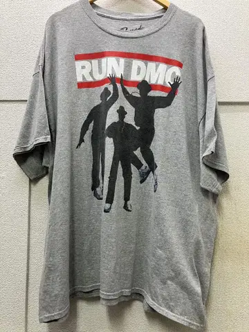 RUN DMC 빅 실루엣 티셔츠 그레이