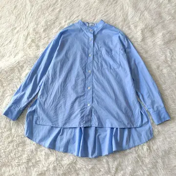 새상품급 밴드 카라 코튼 셔츠 Barneys New York 빅 사이즈