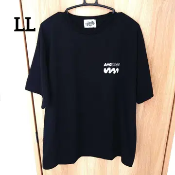 아노짱의 전파 티셔츠 LL 사이즈 블랙