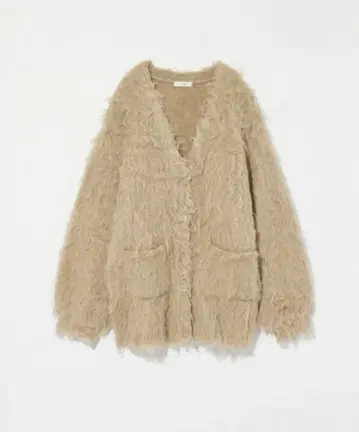 Eaphi SHAGGY KNIT CARDIGAN