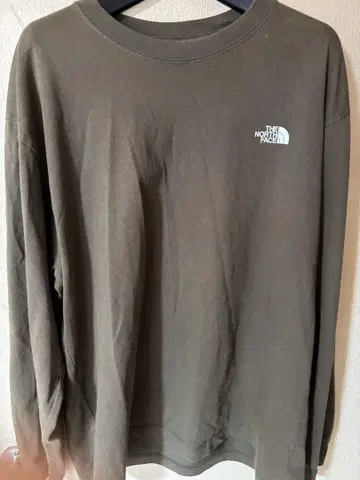 THE NORTH FACE XL 긴팔 T셔츠 올리브