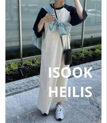 ISOOK HEILIS 래글런 원피스 티셔츠