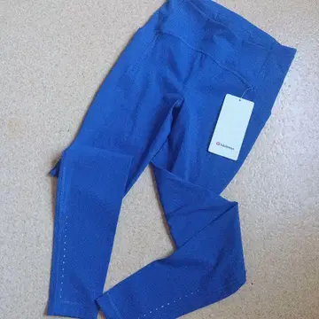 lululemon 파란색 레깅스 미사용 택 포함