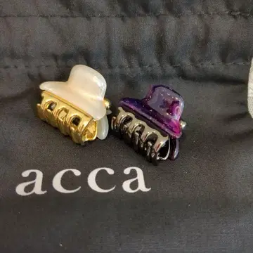 아카 acca 헤어 클립 미니 2세트