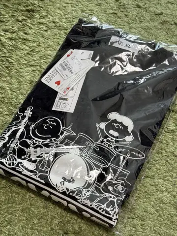 블랙 XL fragment design VA 피넛 tee 티셔츠
