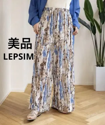 렙심 양류 패턴 이지 팬츠