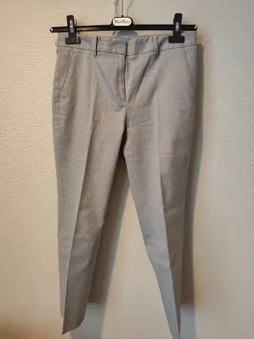 Theory luxe 그레이 슬림 핏 테이퍼드 팬츠