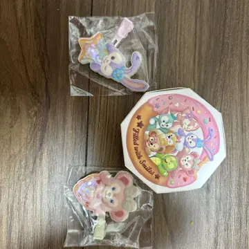 미사용 더피 프렌즈 헤어 클립 2세트