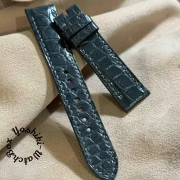 cro-1899 크로커다일 시계 벨트 다크 그레이 러그 폭 20mm
