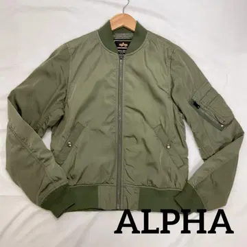 ALPHA 밀리터리 자켓 카키 여성용 L #1649