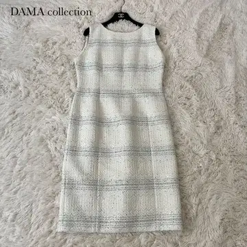 컨디션 최상 DAMA collection 스팽글 트위드 원피스 11AR