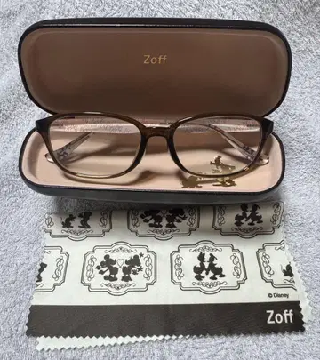 Zoff 디즈니 안경 도수 없는 렌즈