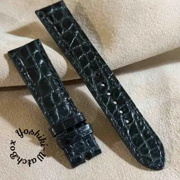 cro-1900 크로커다일 시계 벨트 블랙 러그 폭 20mm