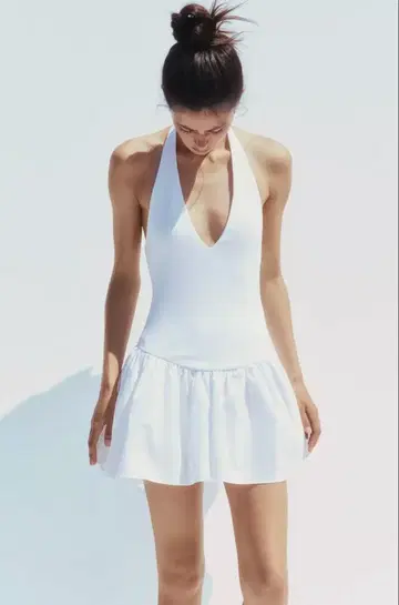 ZARA 홀터넥 원피스