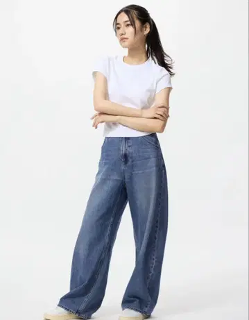 배기 커브 청바지 길이가 짧은 25