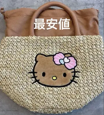 헬로키티 바스켓백 미사용 새상품