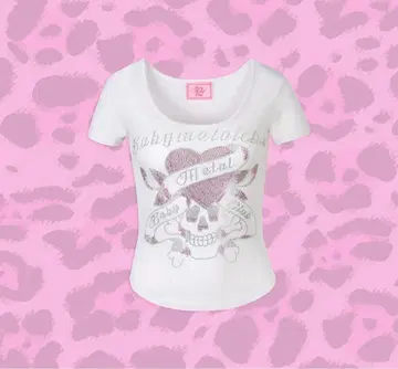 babymetalclub twinkle skull t white