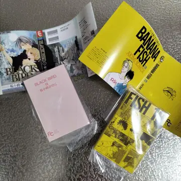 플라워 코믹스 콩 도서 가챠 BANANA FISH BLACK BIRD
