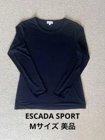 ESCADA SPORT 다크 네이비 긴팔 티셔츠 M