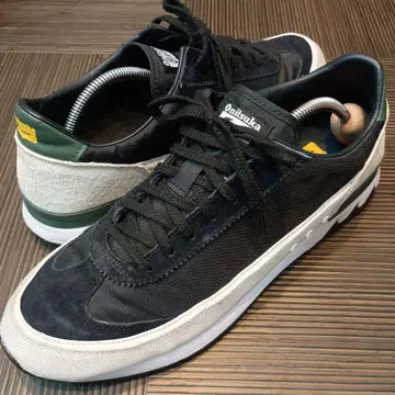 오니츠카타이거 헤신티 블랙x화이트 x그린 27.5cm