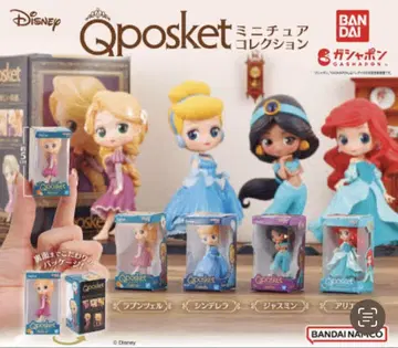디즈니 Qposket 미니어처 컬렉션 컴플리트