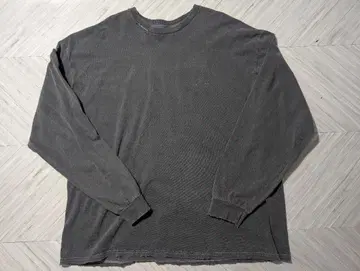 ANCELLM 안셀름 EMBROIDERY DYED LS T-SHIRT