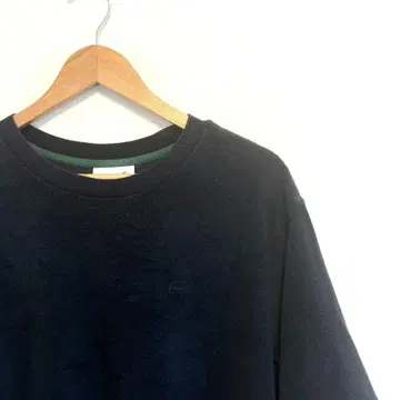 라코스테 티셔츠 두꺼운 파일 원단 4 블랙 검정
