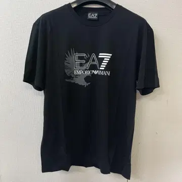 EMPORIO ARMANI 아르마니 남성용 티셔츠 이글 블랙 XL