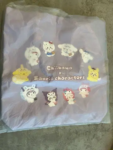 치이카와 x 산리오 콜라보 토트백