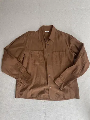 피그벨 PHIGVEL MAKERS & CO 브라운 긴팔 셔츠