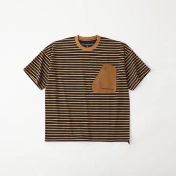 미사용 새상품 WIDE POCKET STRIPE T-SHIRT