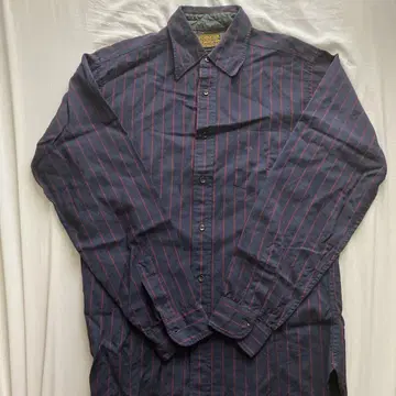 60년대 Sir Pendleton 울 긴팔 셔츠 L 네이비