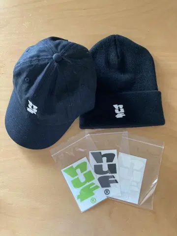 HUF 캡 비니 스티커 세트