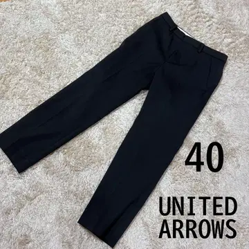 UNITED ARROWS 유나이티드 애로우즈 슬랙스 40 사이즈 블랙