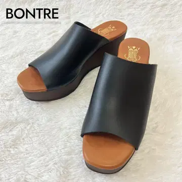 BONTRE 본트레 통굽 웨지솔 사보 샌들 38 24cm