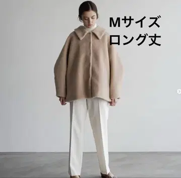 OHGA 마시멜로 팬츠 M 롱 밀크
