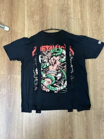 METALLICA 리메이크 티셔츠 밴드 티셔츠