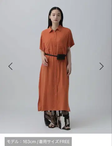 마루미 메리트 카르제 원피스 미사용 새상품 오렌지
