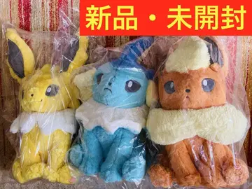 포켓몬 푹신푹신 안는 봉제인형 샤워즈 & 부스터 & 썬더스