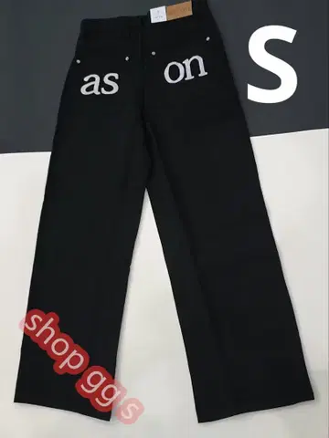 as'on 블랙 ason 블랙 팬츠 S 사이즈