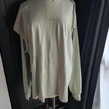 TODAYFUL 슬릿 슬리브 롱 티 세이지 색상 미사용