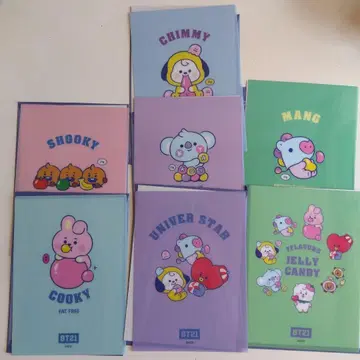 BT21 시크릿 책받침